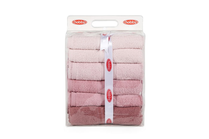 Aucune Juego de 4 toallas de baño - 70 x 140 cm - Polvo Aucune Juego de 4 toallas de baño - 70 x 140 cm - Polvo